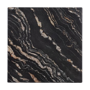 ΕΠΙΦΑΝΕΙΑ ΤΡΑΠΕΖΙΟΥ WERZALIT 60Χ60Χ3.5εκ.  BLACK GOLD MARBLE HM5229.15