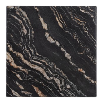 ΕΠΙΦΑΝΕΙΑ ΤΡΑΠΕΖΙΟΥ WERZALIT 80Χ80Χ3.5εκ. BLACK GOLD MARBLE HM5231.15