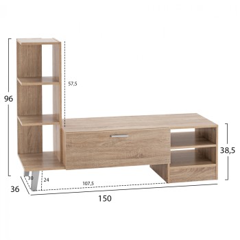 ΕΠΙΠΛΟ ΤΗΛΕΟΡΑΣΗΣ ADISON HM2250.02 SONAMA 150x36x96Υ εκ.