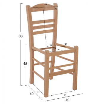 ΚΑΡΕΚΛΑ ΕΠΙΛΟΧΙΑ ΑΒΑΦΗ ΣΚΕΛΕΤΟΣ HM5575.02 40x40x88 εκ.