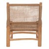 ΚΑΡΕΚΛΑ LONDER HM5986 ΞΥΛΟ TEAK ΣΕ ΦΥΣΙΚΟ ΚΑΙ ΣΥΝΘΕΤΙΚΟ RATTAN 63x77x77Υεκ.