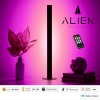 GloboStar® ALIEN-DIVA-BLACK-50-7 ALIEN Design DIVA Μοντέρνο Minimal Nordic Μεταλλικό Φωτιστικό Επιτραπέζιο - Πορτατίφ - Λαμπατέρ Μαύρο LED 8W 800 lm με Ασύρματο Χειριστήριο RF & Dimmer IP20 Ροζ Μ3 x Π1.6 x Υ50cm