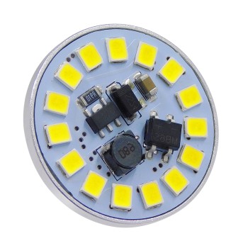 GloboStar® 76107 Λάμπα G4 LED SMD 2835 3W 360lm 120° DC 12-24V Back Pin Ψυχρό Λευκό 6000K Dimmable