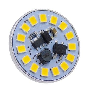 GloboStar® 76108 Λάμπα G4 LED SMD 2835 3W 330lm 120° DC 12-24V Back Pin Φυσικό Λευκό 4500K Dimmable