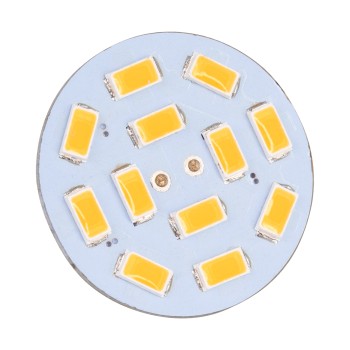 GloboStar® 76103 Λάμπα G4 Back Pin LED 12 SMD 5630 4.5W 8V-32V 410lm 120° Θερμό Λευκό 3000K Dimmable