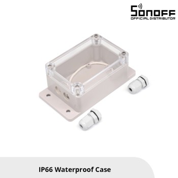 GloboStar® 80041 SONOFF IP66-CASE-R2 - BOX Case for SONOFF Smart Switches Waterproof IP66