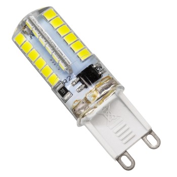 GloboStar® 115606 Λάμπα G9 LED SMD 2835 4W 360lm 320° AC 230V Σιλικόνης Ψυχρό Λευκό 6000K