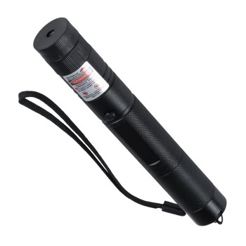 GloboStar® 78996 Φορητό Επαναφορτιζόμενο Laser Pointer 5Mw Class 3 DOT Zoom με Extra Κεφαλή για Dot Effects με Μπαταρία 18650 Li-ion 4800mAh & Φορτιστή - Κόκκινο 650nm Φ2.2 x Υ15cm