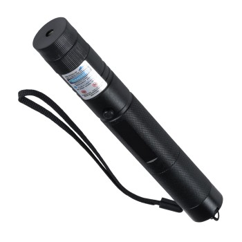 GloboStar® 78998 Φορητό Επαναφορτιζόμενο Laser Pointer 5Mw Class 3 DOT Zoom με Extra Κεφαλή για Dot Effects με Μπαταρία 18650 Li-ion 4800mAh & Φορτιστή - Μπλε 450nm Φ2.2 x Υ15cm