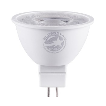 GloboStar® 60116 Σποτ LED GU5.3 MR16 7W 700lm 38° DC 12-24V IP20 Φ5 x Υ4.2cm Θερμό Λευκό 2700K - 3 Years Warranty