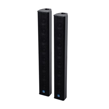 GloboStar® FDB K803 98024 PA Speaker - Παθητικό Ηχείο Column Κολωνάτο Επιτοίχιο & Επιδαπέδιο 8Ω - 200W RMS (800W Peak) - 8 x 3