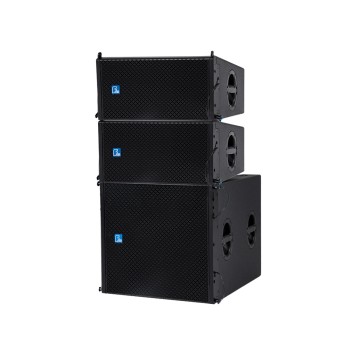 GloboStar® FDB DLA208+DLA118BAS 98017-98018-SET PA Line Array System - Ενεργό Αυτοενισχυόμενο Σετ Ηχείων & Subwoofer Line Array με Ψηφιακό Ενισχυτή SA2.68 AC 220V/50-60Hz - 900W RMS/4Ω + 600W RMS/4Ω (2400W Peak) - IP20 - Μαύρο - Σετ 3 Τεμαχίων