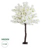 GloboStar® Artificial Garden BIANCA CHERRY BLOSSOM TREE 20141 Τεχνητό Διακοσμητικό Δέντρο Λευκή Κερασιά Υ160cm