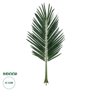 GloboStar® Artificial Garden ARECA PALM LEAF 20179 - Τεχνητό Διακοσμητικό Φύλο Φοινικόδεντρου Αρέκα Π70 x Υ160cm