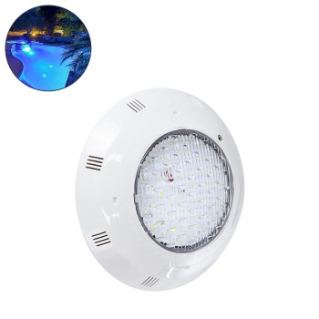 GloboStar® POOLΕΤΙ 61538 PRO Φωτιστικό Πισίνας LED 25W 2125lm 120° AC/DC 12V Αδιάβροχο IP68 IK06 Tempered Glass Φ30 x Υ6.5cm Ψυχρό Λευκό 6000K - Bridgelux Chip - 2 Meter VDE Certified Cable - 3 Years Warranty