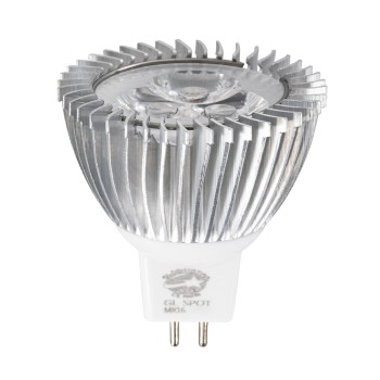 GloboStar® 76021 Σποτ LED GU5.3 MR16 3W 280lm 30° DC 12V IP20 Φ5 x Υ5.2cm Φυσικό Λευκό 4500K - 2 Χρόνια Εγγύηση