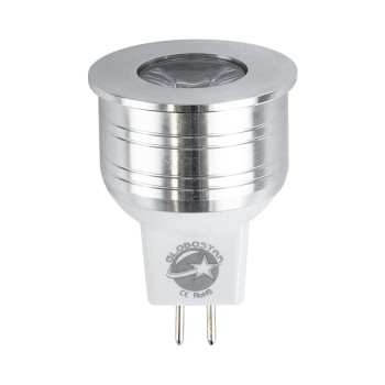 GloboStar® 76003 Σποτ LED GU5.3 MR11 4W 240lm 35° DC 12-24V IP20 Φ3.5 x Υ5cm Κόκκινο - 1 Χρόνο Εγγύηση