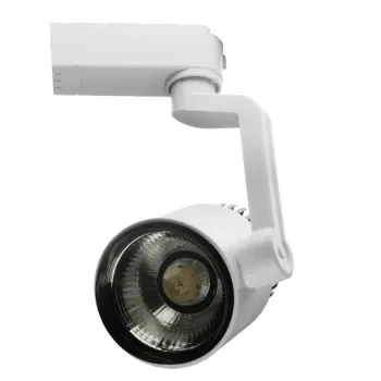 GloboStar 93013 Μονοφασικό Bridgelux COB LED Φωτιστικό Σποτ Ράγας 15W 230V 1650lm 24° Φυσικό Λευκό 4500k