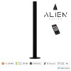 GloboStar® ALIEN-DIVA-BLACK-50-4 ALIEN Design DIVA Μοντέρνο Minimal Nordic Μεταλλικό Φωτιστικό Επιτραπέζιο - Πορτατίφ - Λαμπατέρ Μαύρο LED 8W 800lm με Ασύρματο Χειριστήριο RF & Dimmer IP20 Κόκκινο Μ3 x Π1.6 x Υ50cm