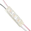 GloboStar® 73710 20 Τεμάχια x LED Modules 3 x SMD 3030 LUMILED LUXEON CHIP 1W 120lm DC 12V Αδιάβροχο IP67 Θερμό Λευκό 3000K