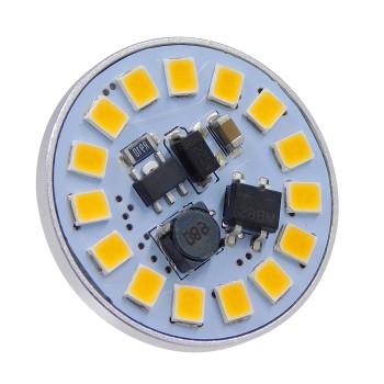 GloboStar® 76109 Λάμπα G4 LED SMD 2835 3W 300lm 120° DC 12-24V Back Pin Θερμό Λευκό 3000K Dimmable