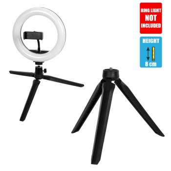 GloboStar® 75806 Professional Table Tripod - Επαγγελματικό Επιτραπέζιο Τρίποδο για Ring Light LED