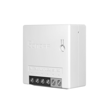 GloboStar® 80002 SONOFF MINIR2 - Wi-Fi Smart Switch Two Way Dual Relay (Upgraded)