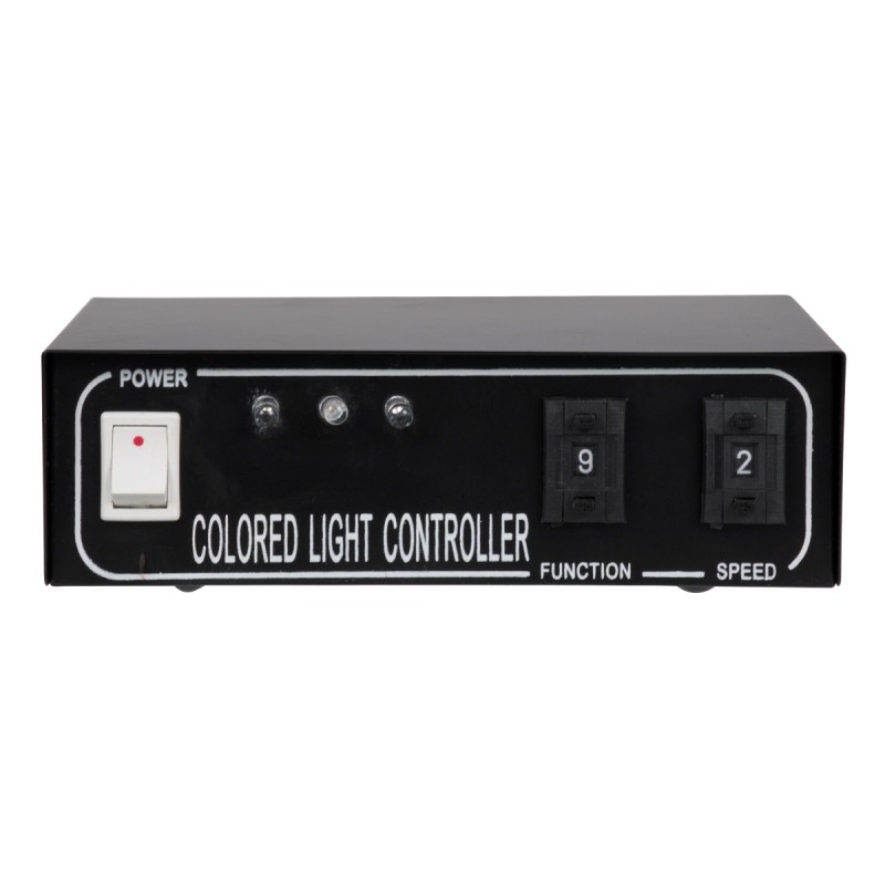 GloboStar® 22612-TUBE RGB Controller - Μεταλλάκτης Τροφοδοσίας AC/DC 230V IP20 για TUBE 360° Degree Neon Flex LED RGB 4 Pin Max 1500W - Έως 100 Μέτρα