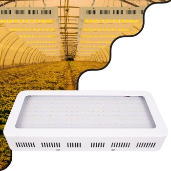 GloboStar® 85953 Grow Light Hydro Full Spectrum LED Φωτιστικό Ανάπτυξης Φυτών Υδροπονικού Θερμοκηπίου SMD 2835 160W 160° AC230V IP54 Εσωτερικού Χώρου για Κάλυψη Επιφάνειας 3m x 3m Πλήρους Φάσματος Φωτισμού