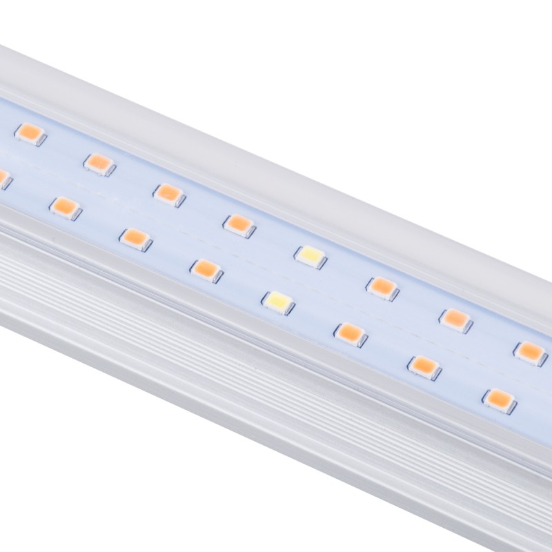 GloboStar® 85961 Linear Grow Light Full Spectrum LED Γραμμικό Φωτιστικό Ανάπτυξης Φυτών Θερμοκηπίου 60cm SMD 2835 40W 160° AC230V IP54 Εσωτερικού Χώρου για Κάλυψη Επιφάνειας 0.6m x 0.6m Πλήρους Φάσματος Φωτισμού