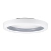 GloboStar® ARIANA 61036 Πλαφονιέρα Οροφής Κύκλος LED CCT 55W 6376lm 120° AC 220-240V - Εναλλαγή Φωτισμού μέσω Τηλεχειριστηρίου All In One Ψυχρό Λευκό 6000k+Φυσικό Λευκό 4500k+Θερμό Λευκό 2700k Dimmable Φ48cm - Ανθρακί - 3 Years Warranty