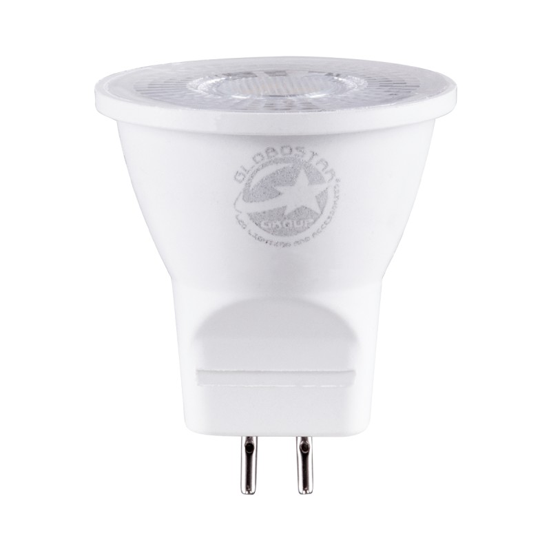 GloboStar® 60109 Σποτ LED GU5.3 MR11 3W 315lm 38° DC 12-24V IP20 Φ3.5 x Υ3.5cm Φυσικό Λευκό 4500K - 3 Years Warranty