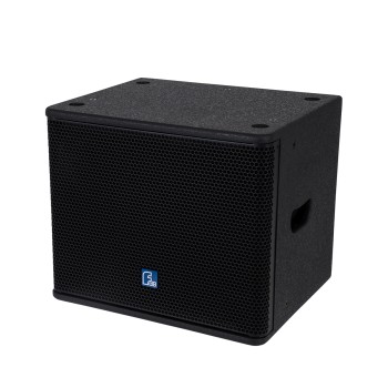 GloboStar® FDB ES110SA 98006 Facilities Speaker - Ενεργό Αυτοενισχυόμενο Ηχείο Subwoofer Εγκαταστάσεων Επιδαπέδιο με Ψηφιακό Ενισχυτή BA1.3 AC 220V/50-60Hz - 300W RMS (600W Peak) - 1 x 10" Inches LF - IP20 - Μαύρο - Μ44.5 x Π36.5 x Υ37.5cm