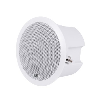 GloboStar® FDB C600T 98012 Facilities Speaker - Παθητικό Ηχείο Εγκαταστάσεων Χωνευτό Οροφής με Μετασχηματιστή 100V & 8Ω - 40W RMS (80W Peak) - 1 x 6