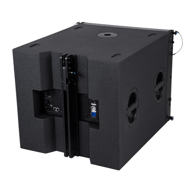 GloboStar® FDB DLA118BAS 98018 PA Speaker - Ενεργό Αυτοενισχυόμενο Subwoofer Line Array Κρεμαστό & Επιδαπέδιο με Ψηφιακό Ενισχυτή SA2.68 AC 220V/50-60Hz - 900W RMS/4Ω + 600W RMS/4Ω (2400W Peak) - 1 x 18