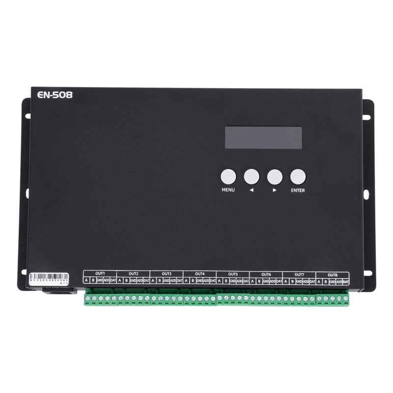 GloboStar® 90144 SEEKWAY EN-508 - Professional Channel Controller - Full Colour LED Digital SPI Pixel ONLINE Control System - Κεντρικός & Slave Controller Καναλιών Εξόδου για Ψηφιακά Προϊόντα LED Digital Pixel TTL & DMX512 - Single Colour & RGB & RGBW - S