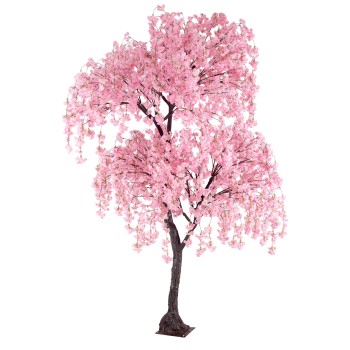 GloboStar® Artificial Garden CHERRY BLOSSOM TREE 20166 Τεχνητό Διακοσμητικό Δέντρο Άνθος Κερασιάς Υ380cm