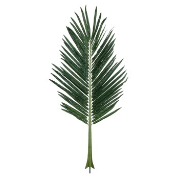 GloboStar® Artificial Garden ARECA PALM LEAF 20179 - Τεχνητό Διακοσμητικό Φύλο Φοινικόδεντρου Αρέκα Π70 x Υ160cm