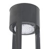 GloboStar® CANCUN 61510 Urban Light Φωτιστικό Πάρκου - Πλατείας - Κήπου Ύψους 3.5 μέτρων LED 40W 5440lm 60° AC100-240VAC IP67 IK09 - D15.5 x H350cm - Anthracite Grey - Φυσικό Λευκό 4000K - LUMILEDS - MEAN WELL DRIVER - 5 Years Warranty