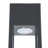 GloboStar® MONTERREY 61511 Urban Light Φωτιστικό Πάρκου - Πλατείας - Κήπου Ύψους 2 μέτρων LED 40W 5440lm 60° AC100-240VAC IP67 IK09 - Μ20 x Π20 x Υ200cm - Anthracite Grey - Φυσικό Λευκό 4000K - LUMILEDS - MEAN WELL DRIVER - 5 Years Warranty