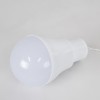 GloboStar® SOLAR-BULB 71502 Αυτόνομη Ηλιακή Κρεμαστή Λάμπα LED A60 Γλόμπος 3W 250lm 260° με Φωτοβολταικό Panel 5V 4W & Επαναφορτιζόμενη Μπαταρία Li-ion 3.2V 600mAh - IP54 - Ψυχρό Λευκό 6000K - Φ6 x Υ10cm - 2 Years Warranty