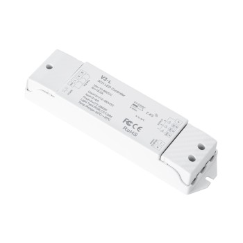 GloboStar® 71547 V3-L SKYDANCE DC RF 2.4Ghz Dimmer High Speed Controller & Push Dimming 3 Κανάλια DC 12-48V 3 x 6A 288W - Max 18.5A 288W - IP20 Μ17.5 x Π4.5 x Υ2.5cm - 5 Years Warranty