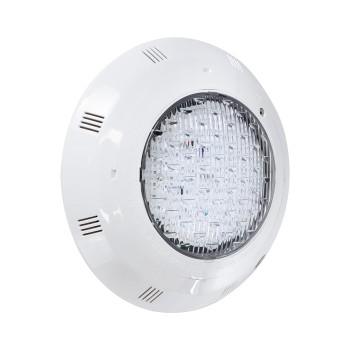 GloboStar® POOLΕΤΙ 61542 PRO Φωτιστικό Πισίνας LED 25W 1750lm 120° AC 12V Αδιάβροχο IP68 IK06 Tempered Glass Φ30 x Υ6.5cm RGB με Ασύρματο Χειριστήριο RF 2.4Ghz Εμβέλειας 60 Μέτρων - Bridgelux Chip - 2 Meter VDE Certified Cable - 3 Years Warranty