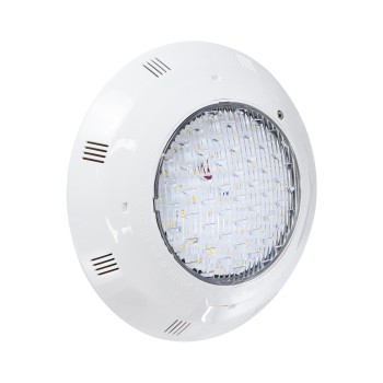 GloboStar® POOLΕΤΙ 61540 PRO Φωτιστικό Πισίνας LED 25W 1875lm 120° AC/DC 12V Αδιάβροχο IP68 IK06 Tempered Glass Φ30 x Υ6.5cm Θερμό Λευκό 2700K - Bridgelux Chip - 2 Meter VDE Certified Cable - 3 Years Warranty