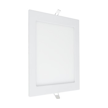 GloboStar® 60198 Χωνευτό LED Panel 20W 2120lm 120° AC 220-240V IP20 Μ22.5 x Π22.5 x Υ1.9cm Φυσικό Λευκό 4500K - 3 Χρόνια Εγγύηση