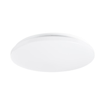 GloboStar® CELANO 61009 LED Πλαφονιέρα Οροφής Στρόγγυλη Φ33 30W 2850lm 120° AC 220-240V Αδιάβροχη IP54 Φ33 x Υ6cm Φυσικό Λευκό 4500K - 3 Χρόνια Εγγύηση