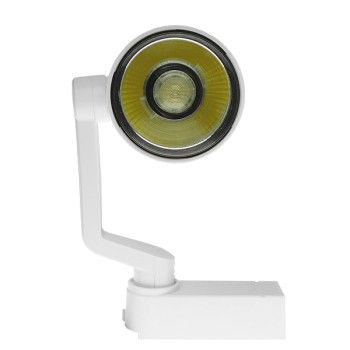 Globostar S-40022 Μονοφασικό Bridgelux COB LED Φωτιστικό Σποτ Ράγας 15W 230V 1800lm 24° Ψυχρό Λευκό 6000k