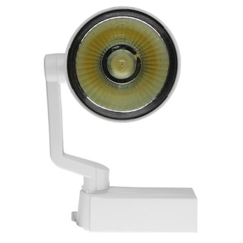 Globostar S-40025 Μονοφασικό Bridgelux COB LED Φωτιστικό Σποτ Ράγας 30W 230V 3600lm 24° Ψυχρό Λευκό 6000k