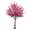 GloboStar® Artificial Garden BOUGAUVILLEA 20670 Τεχνητό Διακοσμητικό Δέντρο με Ανθη Μπουκανβίλιας Φουξ Υ250cm