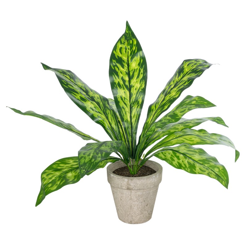 GloboStar® Artificial Garden  SPATHIPHYLLUM POTTED PLANT 20905 Διακοσμητικό Φυτό Σπαθίφυλλο Φ40 x Υ33cm